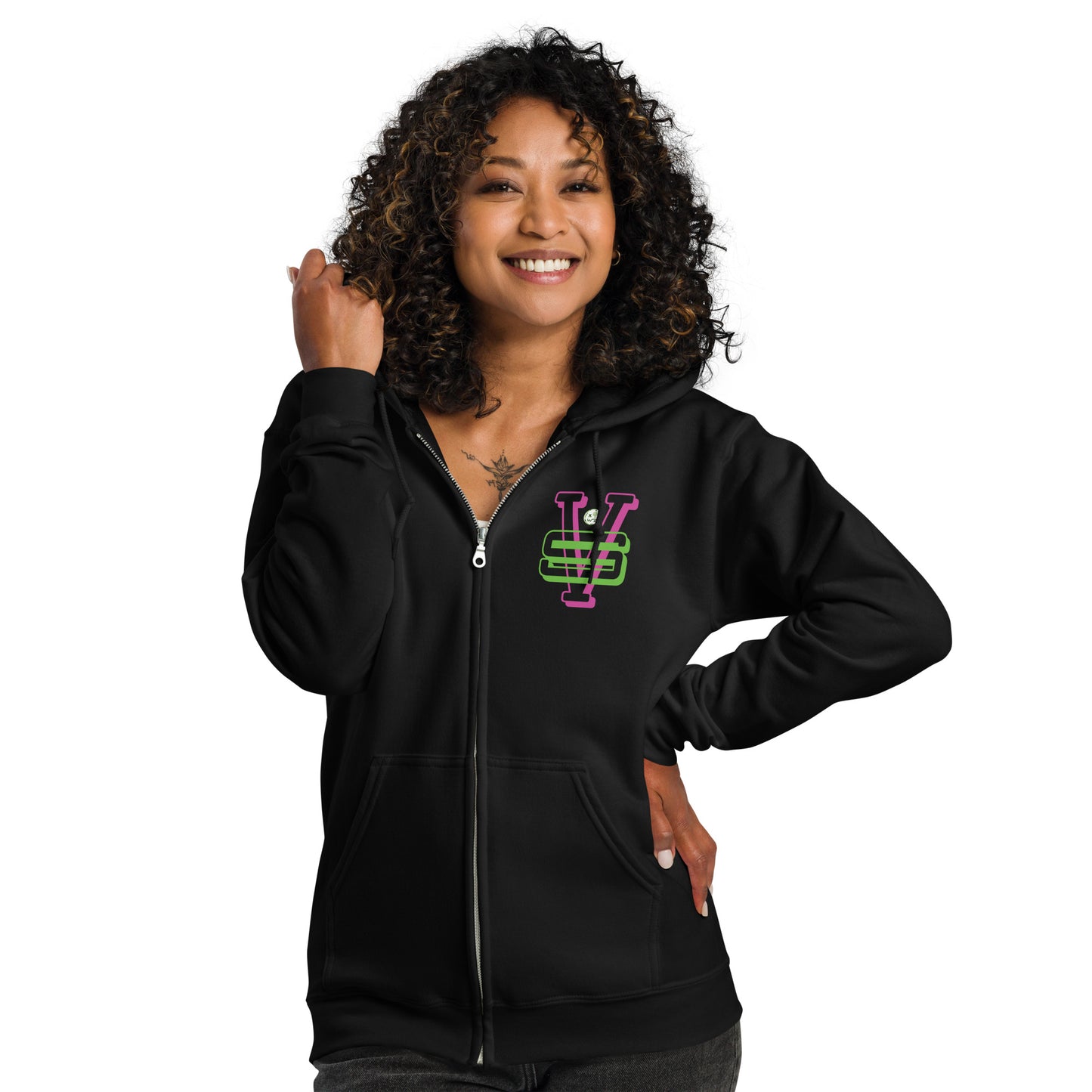 Varsity Collection Unisex Zippered Hoodie