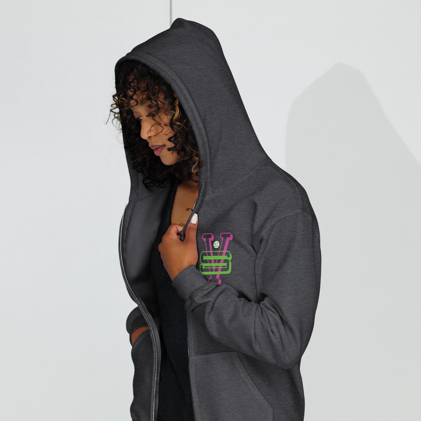 Varsity Collection Unisex Zippered Hoodie